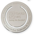 Heavy Gauge Round Bookmark - Silver